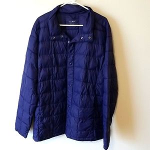 L.L. Bean Packable Light Jacket Size XL Tall Blue